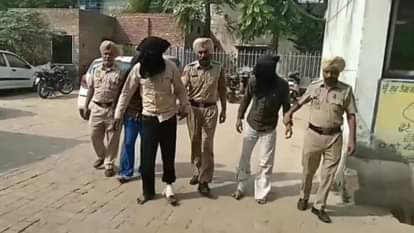 पुलिस गिरफ्त में आरोपी