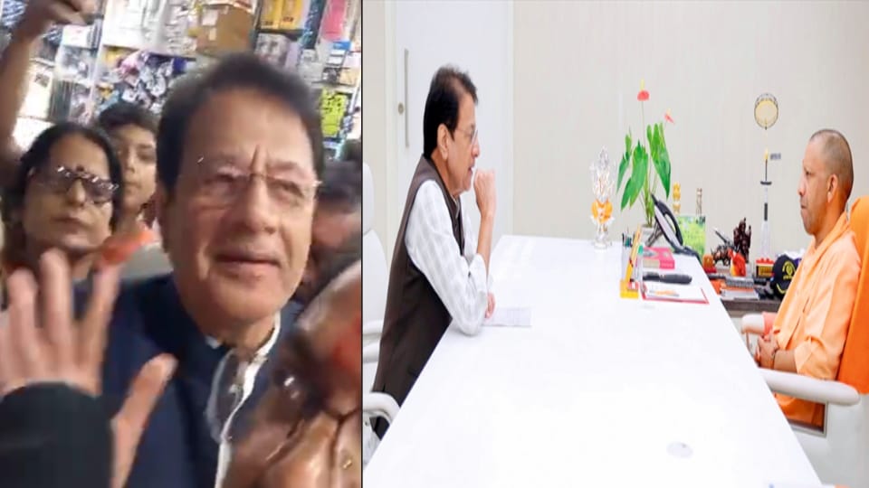 MP Arun Govil Meets Traders at Meerut Central Market, Assures Relief After CM Discussion