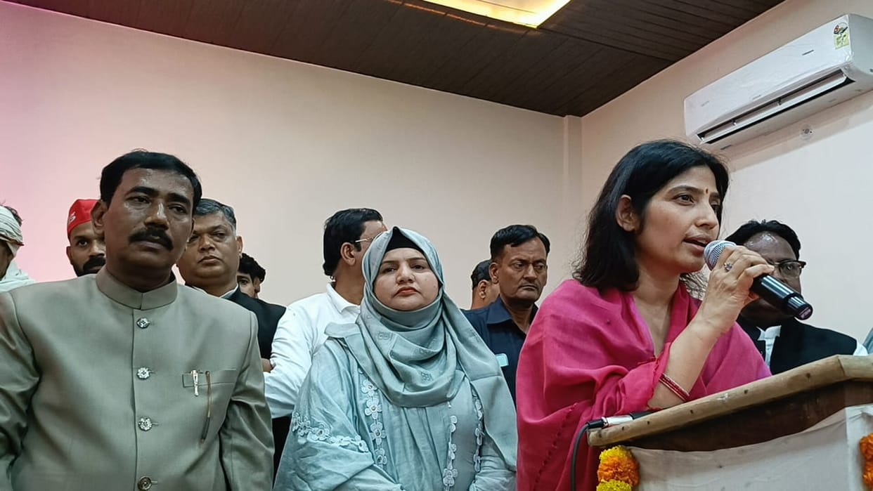 SP MP Dimple Yadav commented on SIR of election commission