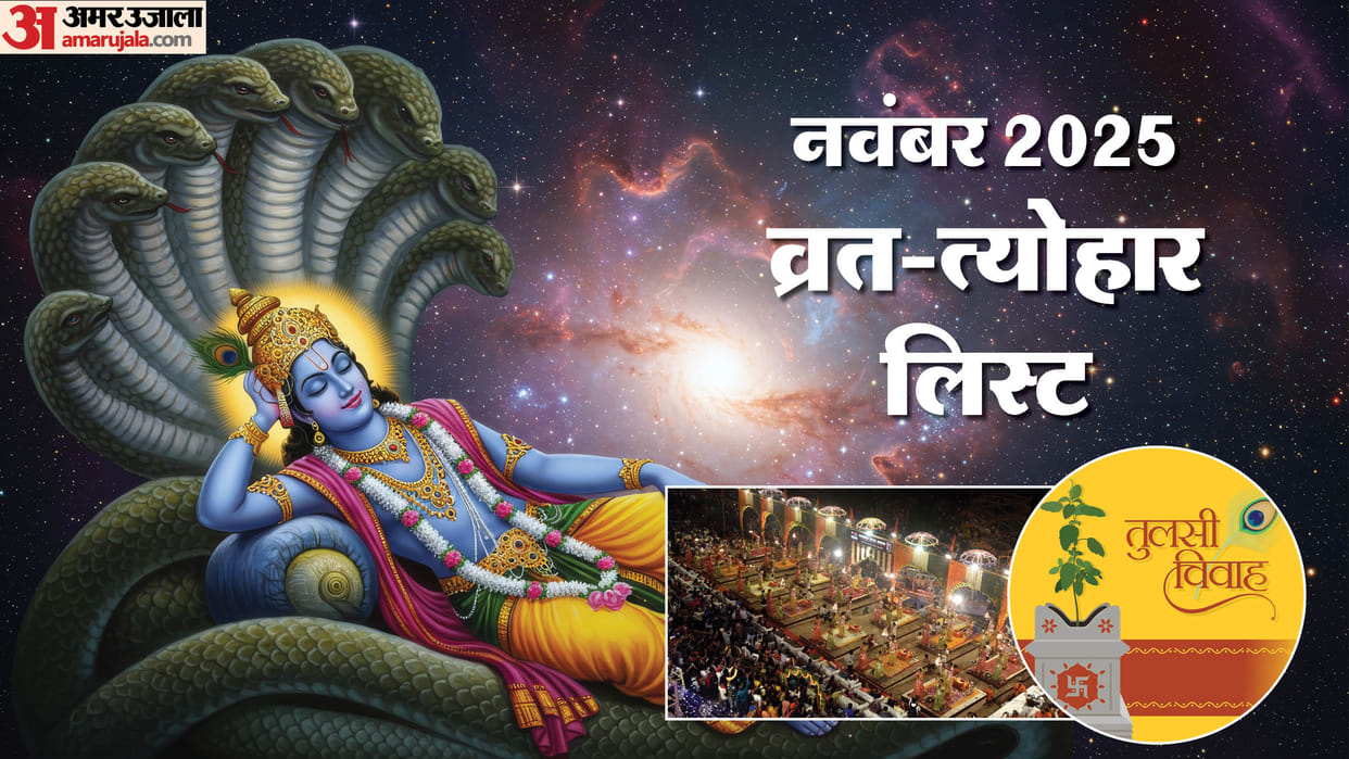 November 2025 Dev Uthani Ekadashi Tulsi Vivah Utapanna Ekadashi Panchak & Other November Vrat Tyohar
