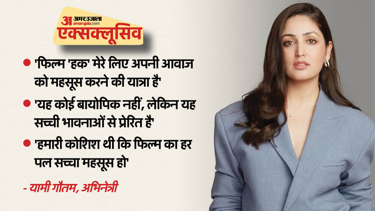 Yami Gautam Exclusive Interview Actress talks about her career Cinema and upcoming Movie HAQ