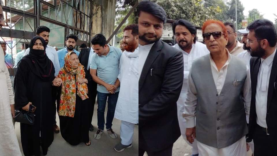 रामपुर कोर्ट में पेश होने आए आजम खां