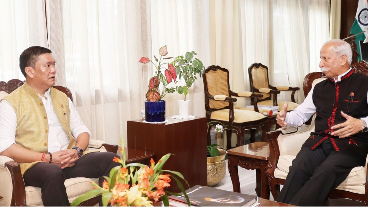 Arunachal Pradesh Governor meet CM Pema Khandu discussed development projects also talk nss youth