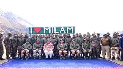 मिलम पहुंचे सीएम पुष्कर सिंह धामी