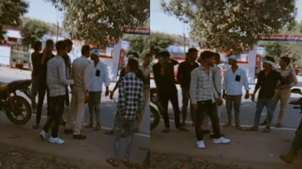 Auraiya: reel was made as Jai-Veeru with handcuffs on his hands, police engaged in investigation