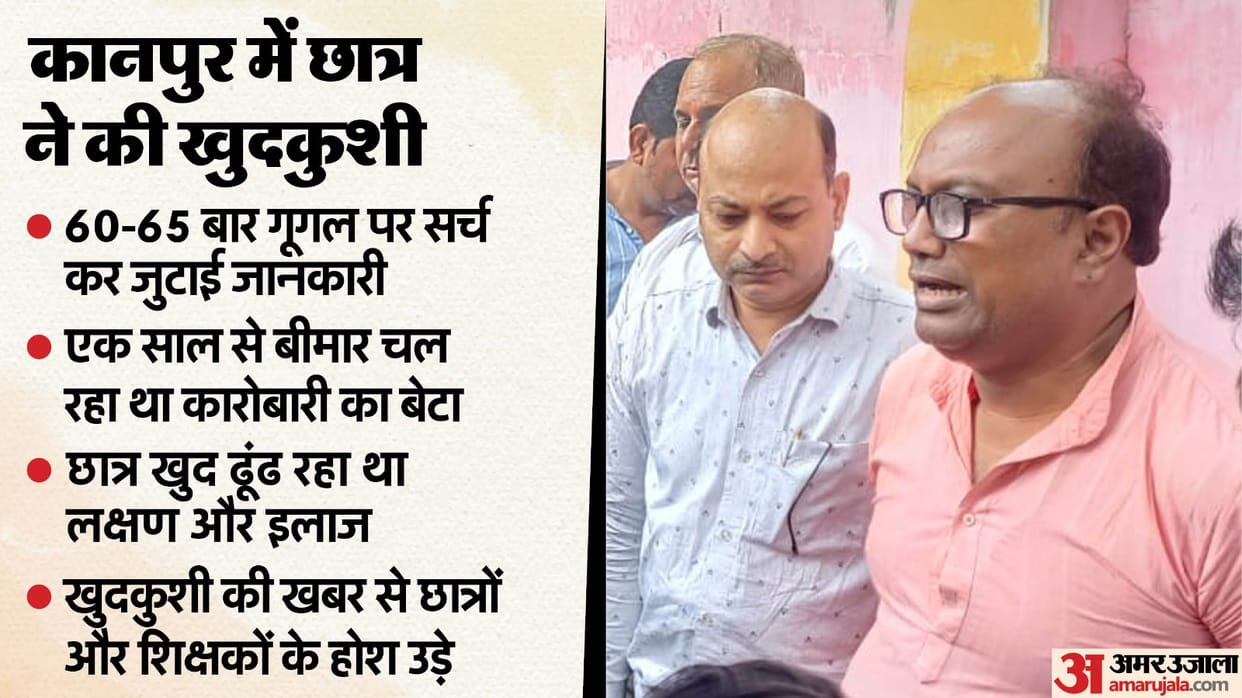 Kanpur student suicide case student searched Google 60-65 times to gather information about disease