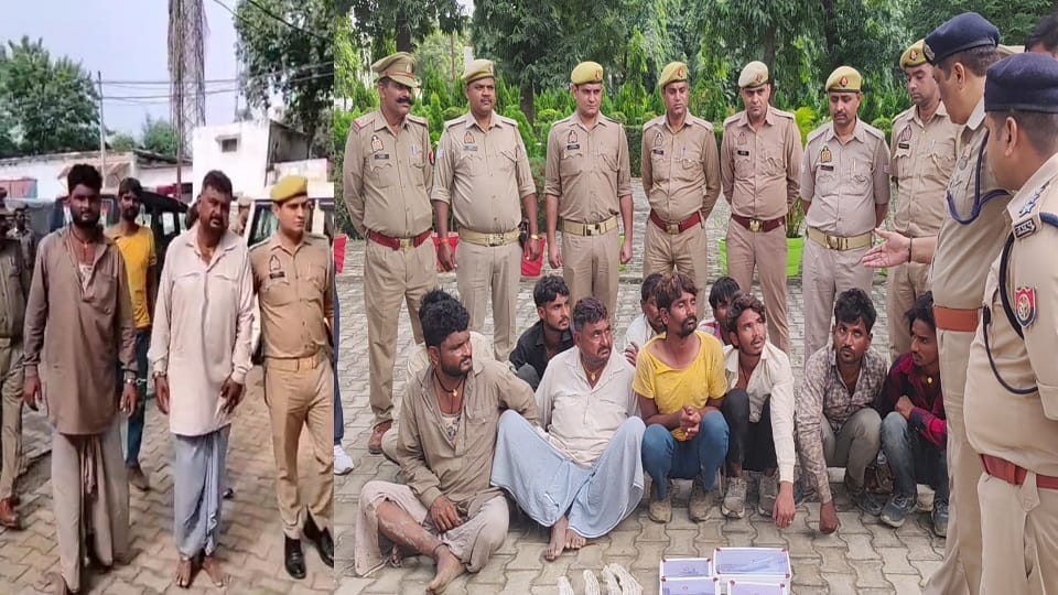 Police encounter with cow smugglers, 12 arrested