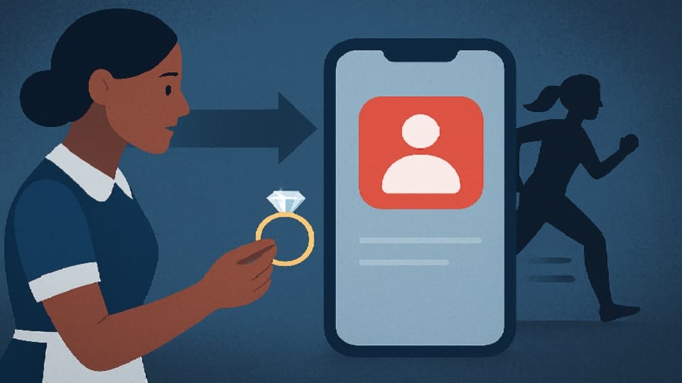 Maid steals diamond ring in Noida Sector 75
