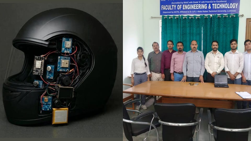 Bike Won’t Start If You’re Drunk Agra Students Invent Smart Helmet With Crash Alert