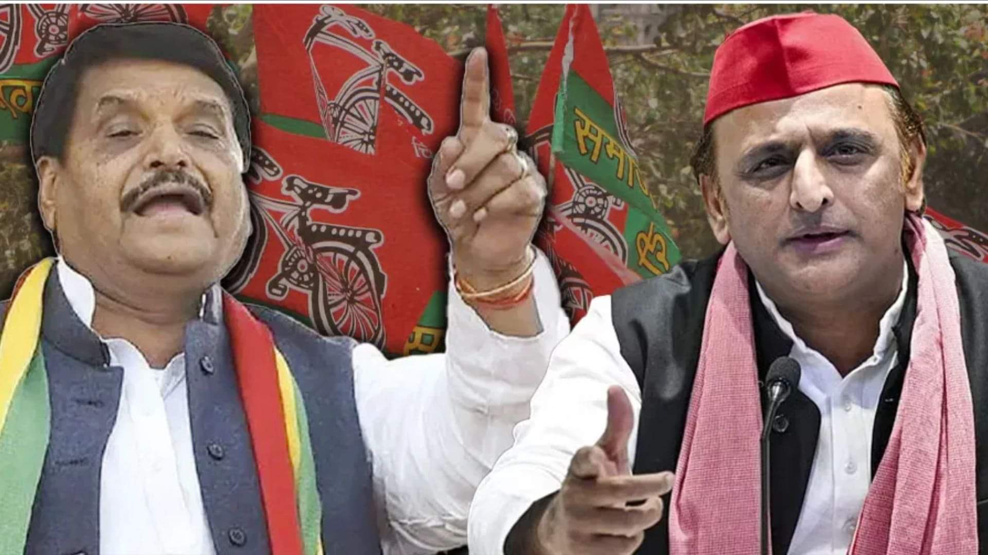 शिवपाल यादव और अखिलेश यादव