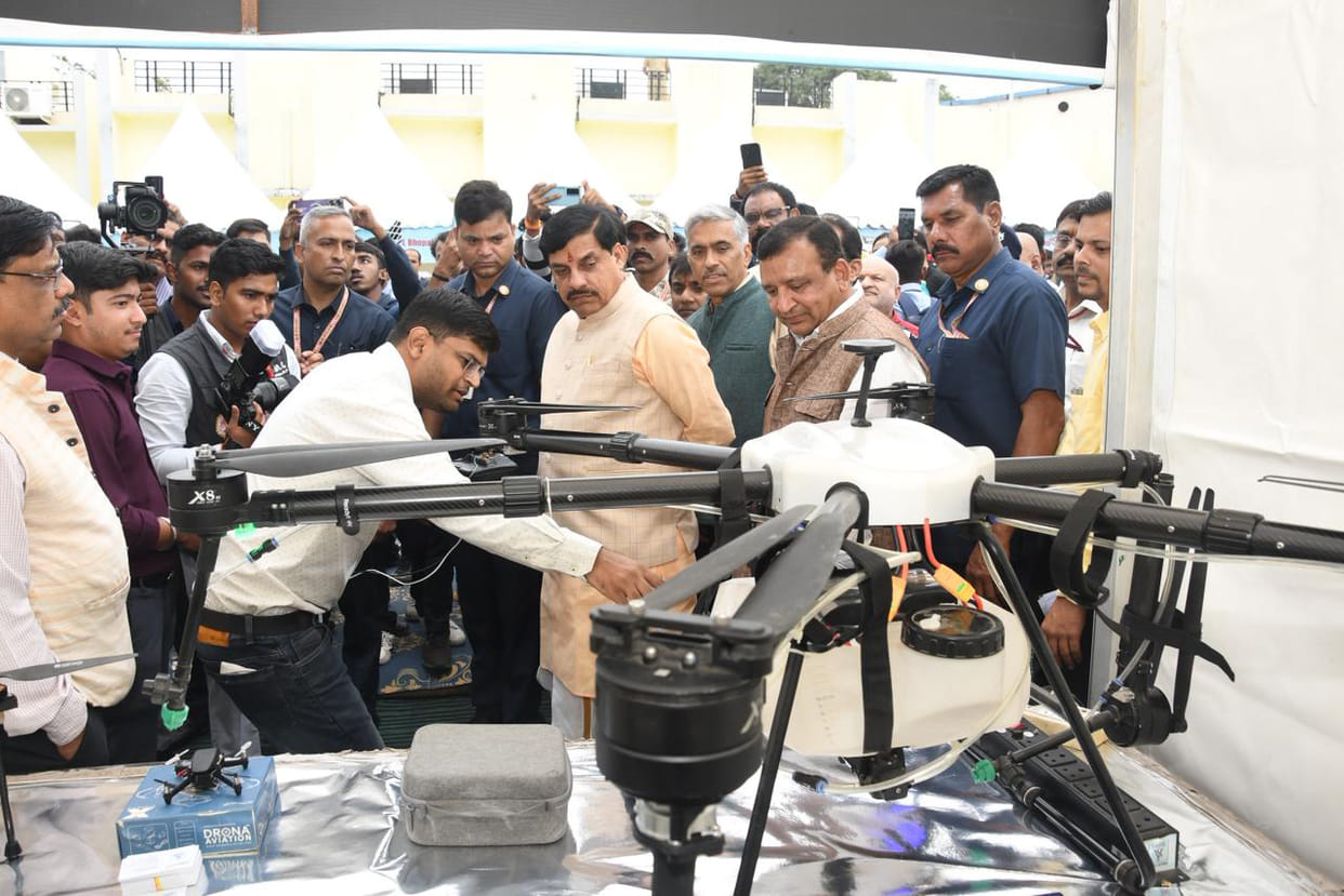 Drone Expo: Drones are proving helpful from farmers to security, CM said – we entered the enemy's house and ki