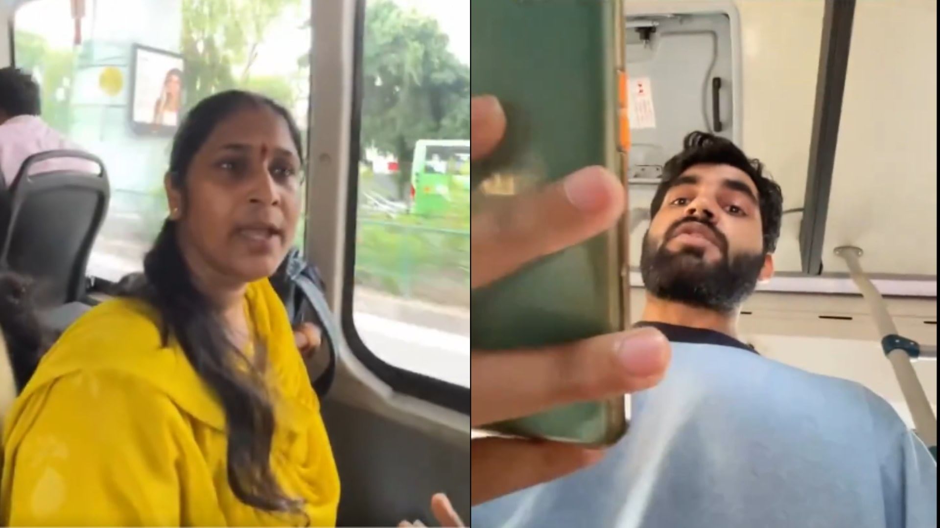 A woman confronted a boy on a bus and the young man retaliated Fight Video goes Viral on Internet