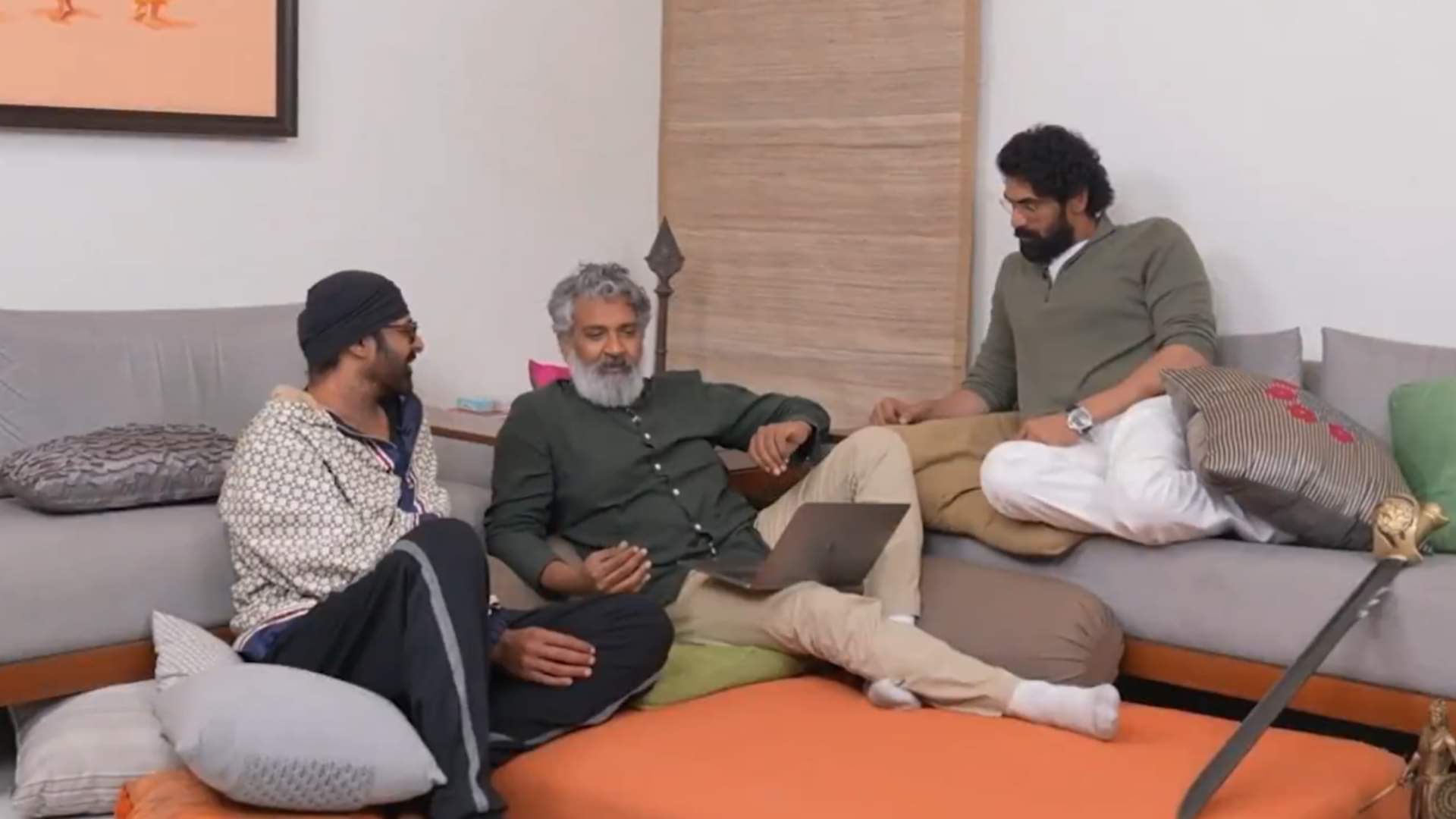 एसएस राजामौली-प्रभास और राणा दग्गुबाती