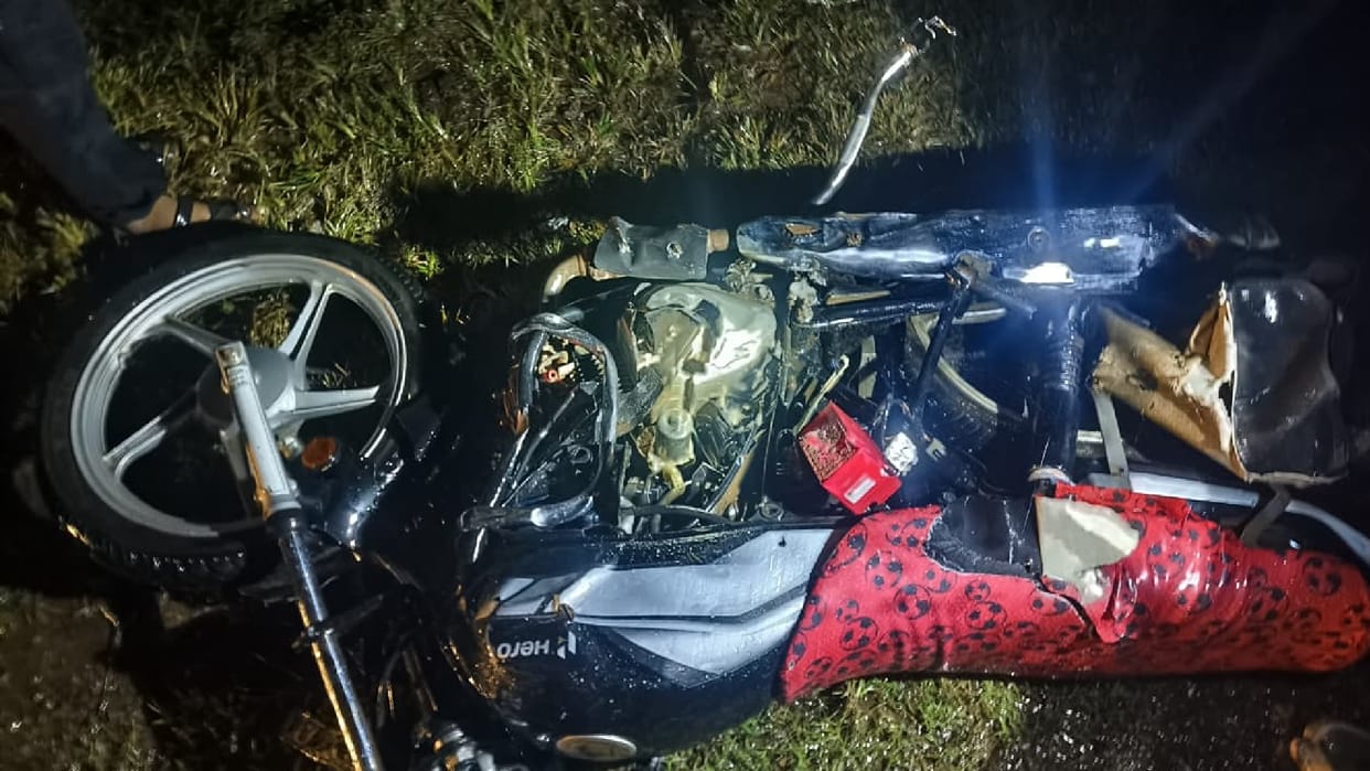 Two men and a woman died tragically after being hit by an unknown vehicle in Kabirdham