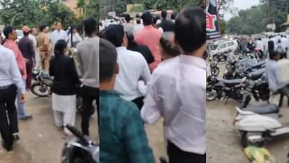 कचहरी में पुलिस-वकील भिड़े