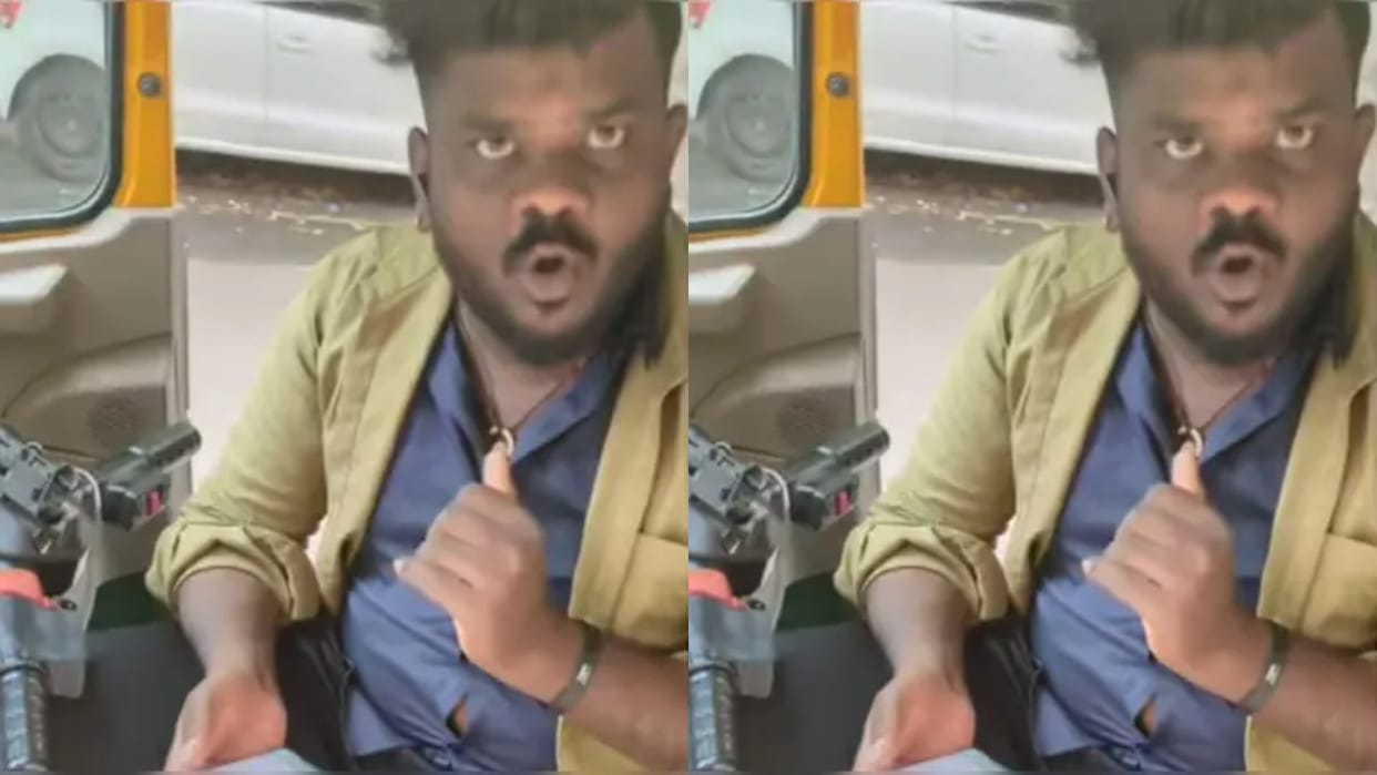 When a woman was two minutes late in finding her house keys the Rapido driver got angry Video Viral
