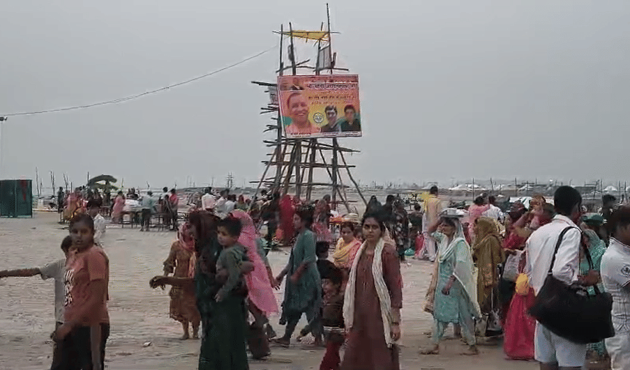 पांच लाख से अधिक श्रद्धालुओं ने डाला पड़ाव