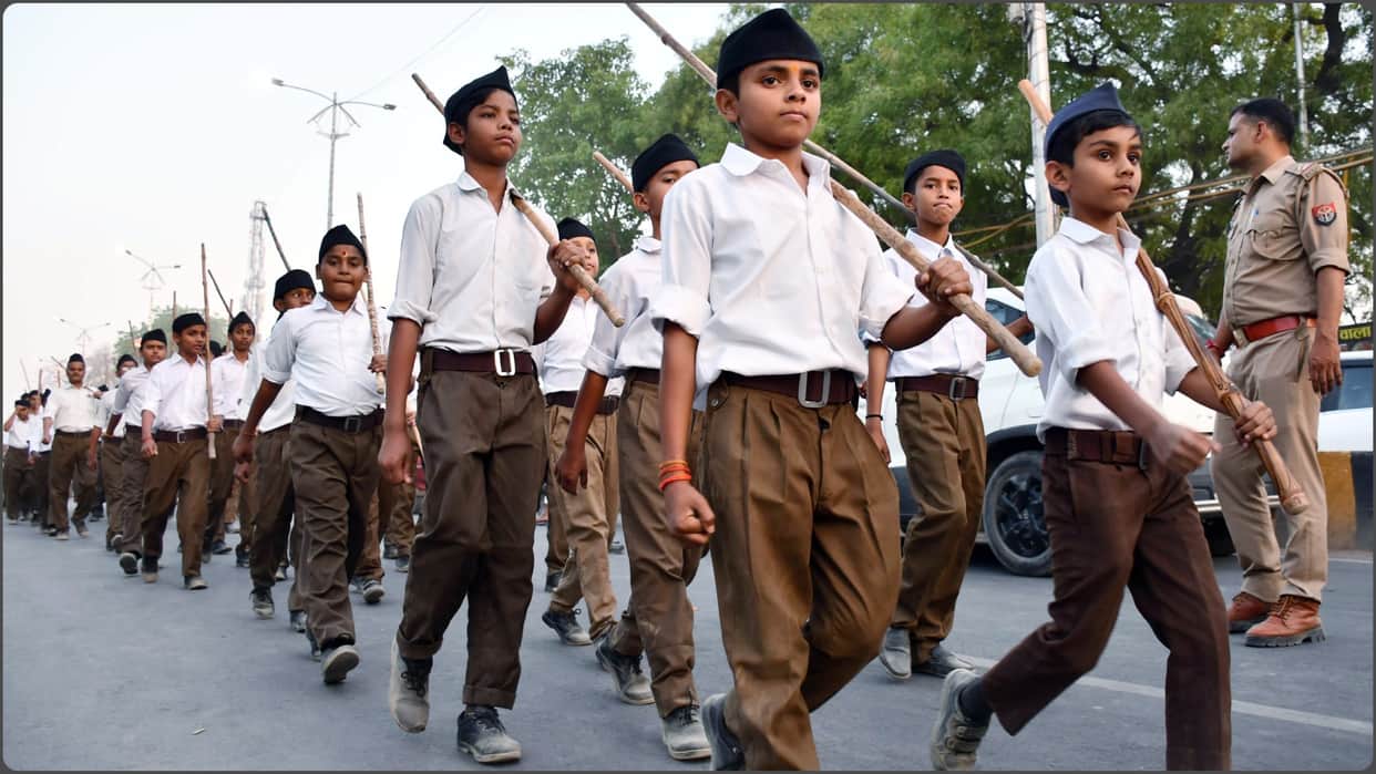 RSS route march allowed in Cong chief Kharge's home turf in Karnataka's Gurmitkal