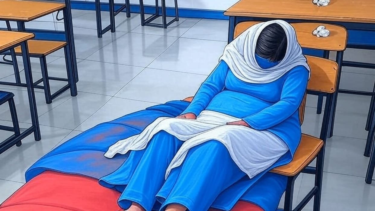 Solan A female teacher has been accused of coming to school under the influence of drugs