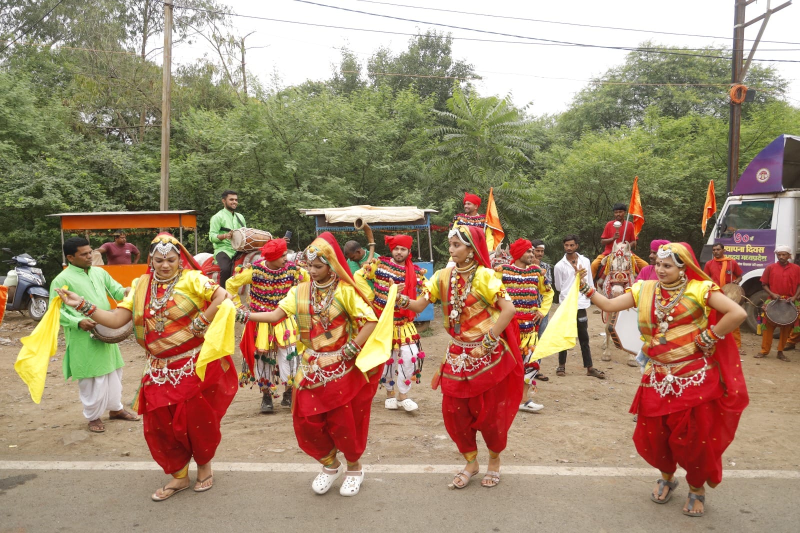 The slogan 'Abhyudaya Madhya Pradesh' resonated in Bhopal: Grand cultural processions were held as a prelude t