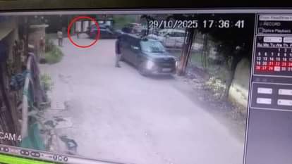 सीसीटीवी में कैद हुआ हादसा