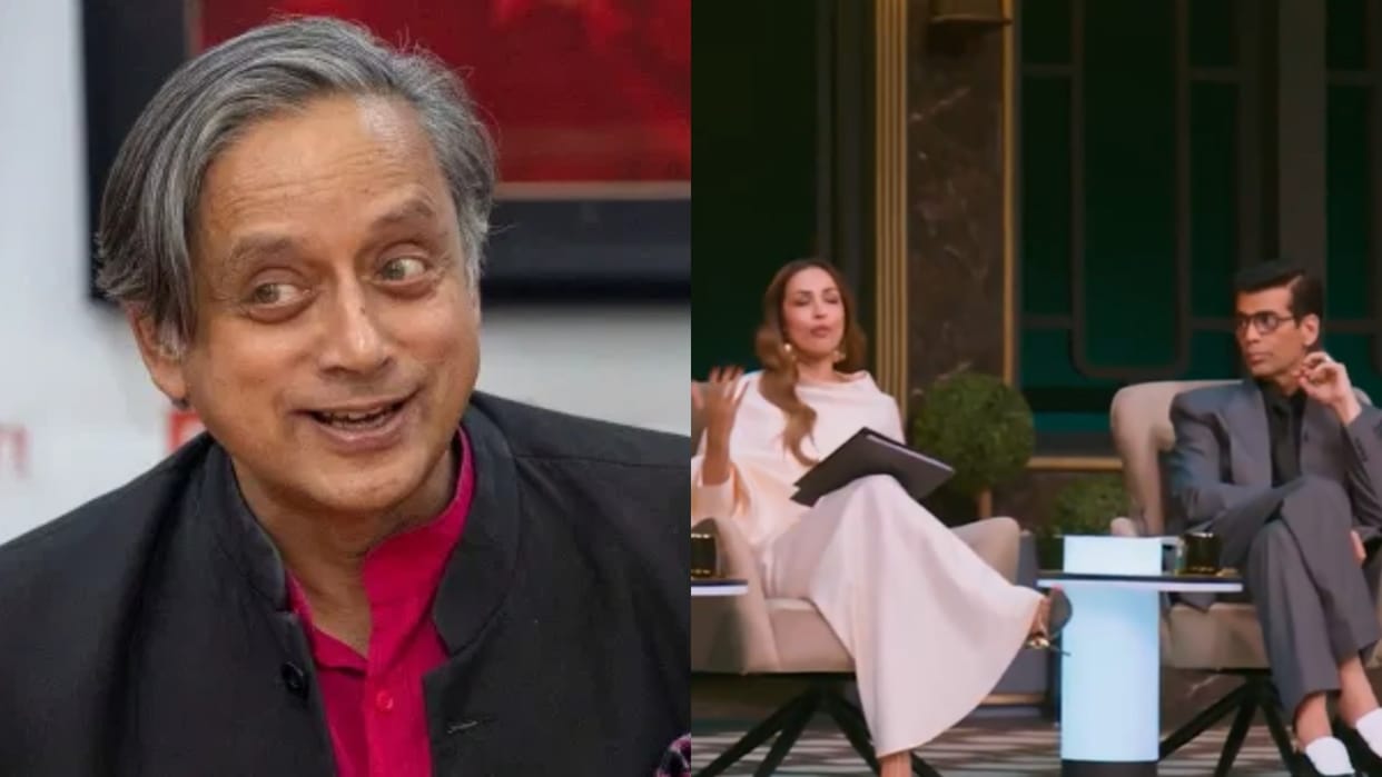 Shashi Tharoor Witty Comeback On Karan Johar And Malaika Arora Latest Remark