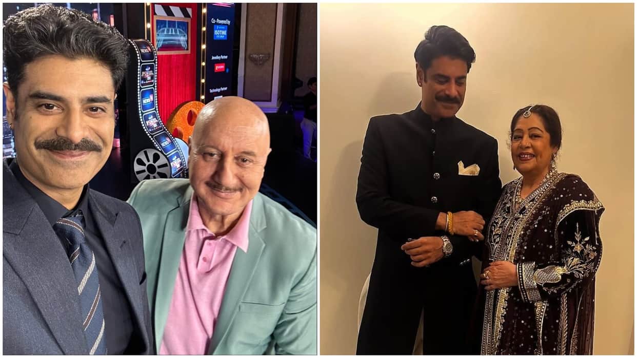 Anupam and kirron kher celebrated his son sikandar kher birthday and shares post
