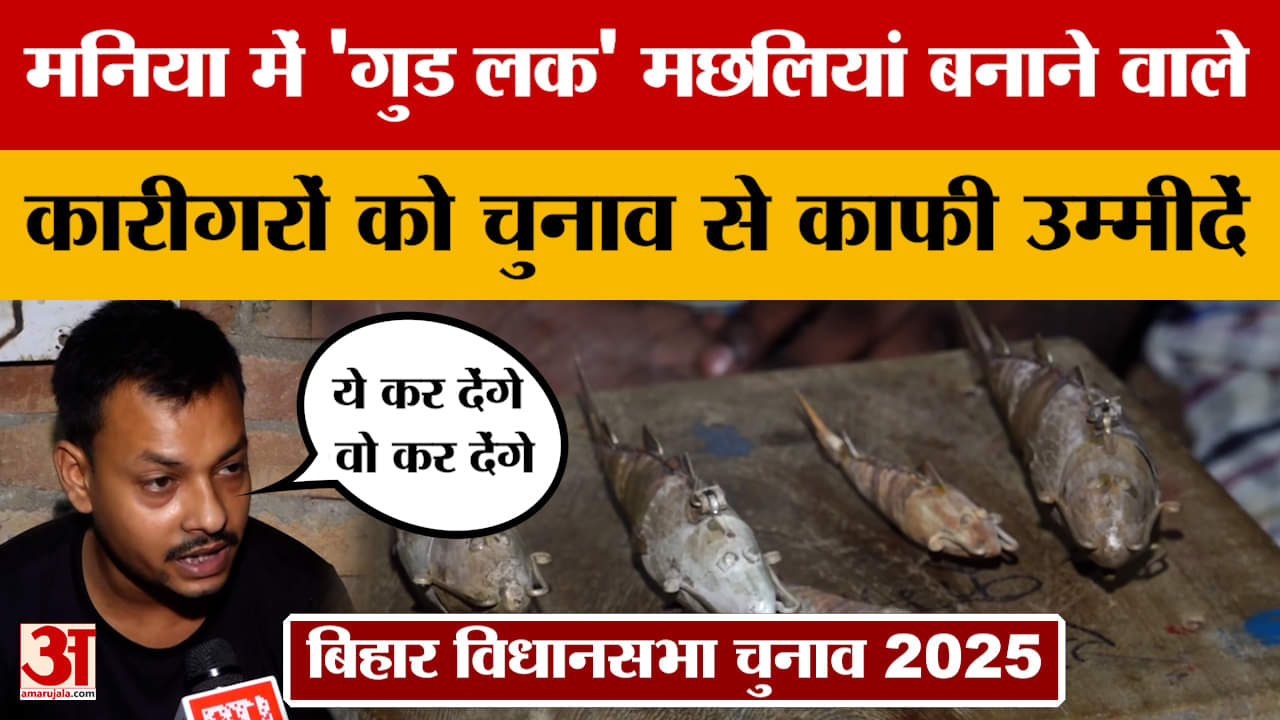 Bihar Assembly Elections 2025:बांका के मनियां में गुड लक मछलियां बनाने वाले कारीगरों को चुनाव से काफ