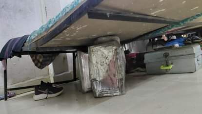 Disorder in the boys hostel of Durgukondal lack of facilities like beds and toilets in Kanker