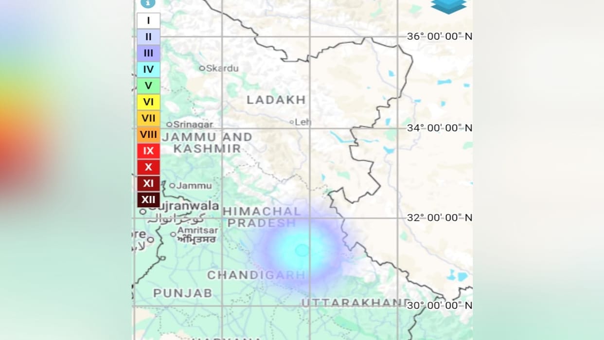 Earthquake in Himachal's capital Shimla, know its intensity