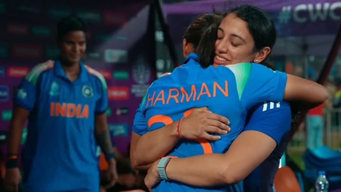 India vs Australia Women's World Cup Semi final team India winning moments eyes catching photos and videos