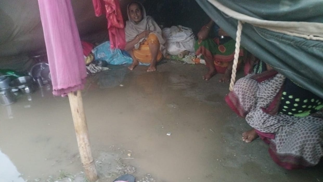 Simariadham Kalpvas fair submerged due to rain, Begusarai News Bihar