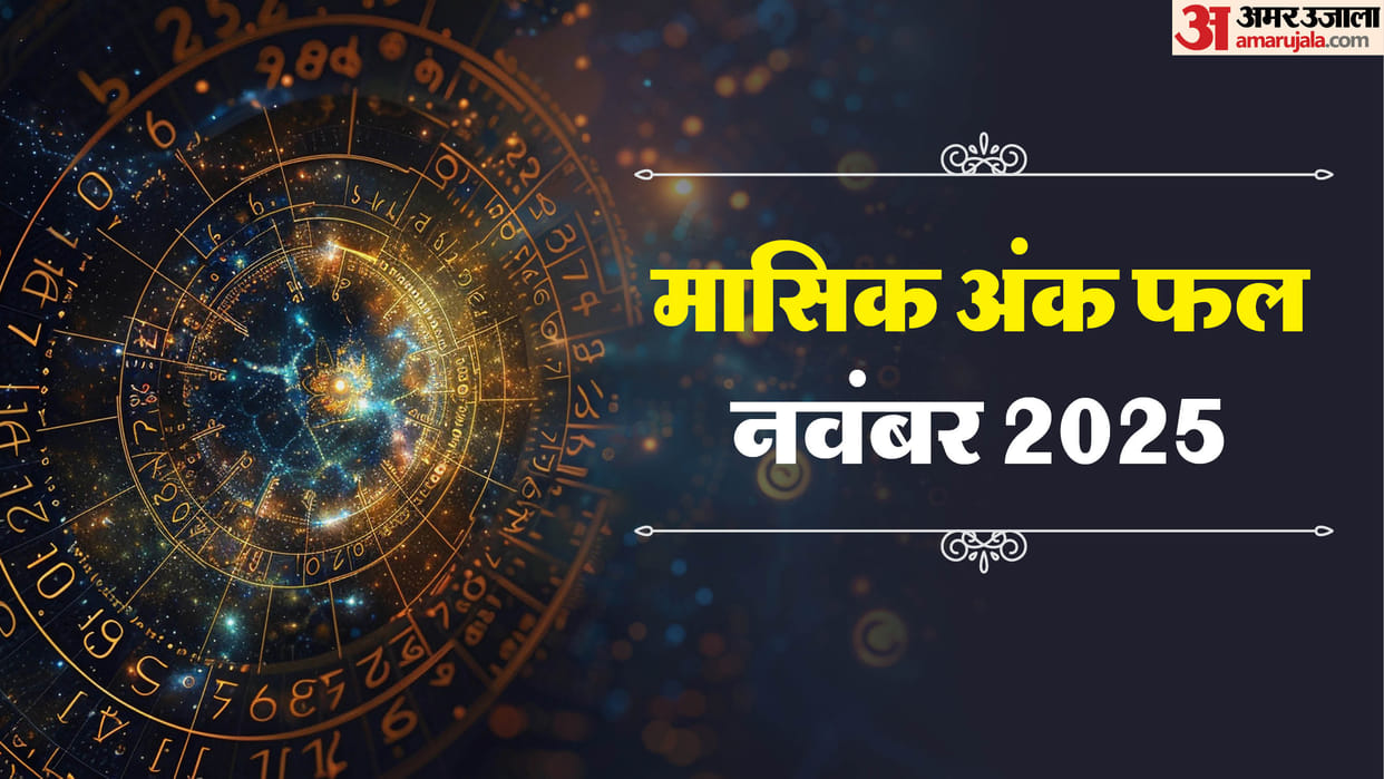 Monthly numerology horoscope november 2025 mulank 1 to 9 masik ank rashifal