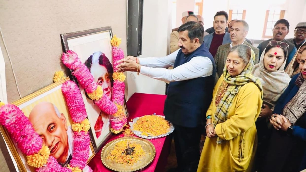 Himachal Mukesh Agnihotri said Indira was the first Prime Minister to raise voice against terrorism