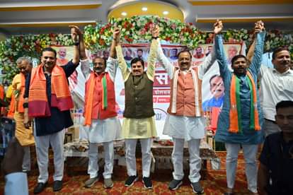 सीएम डॉ. यादव बिहार में जनसभा को संबोधित किया