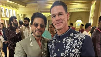 John Cena Penned A Heartfelt Message To Shah Rukh Khan Says You Inspire The World