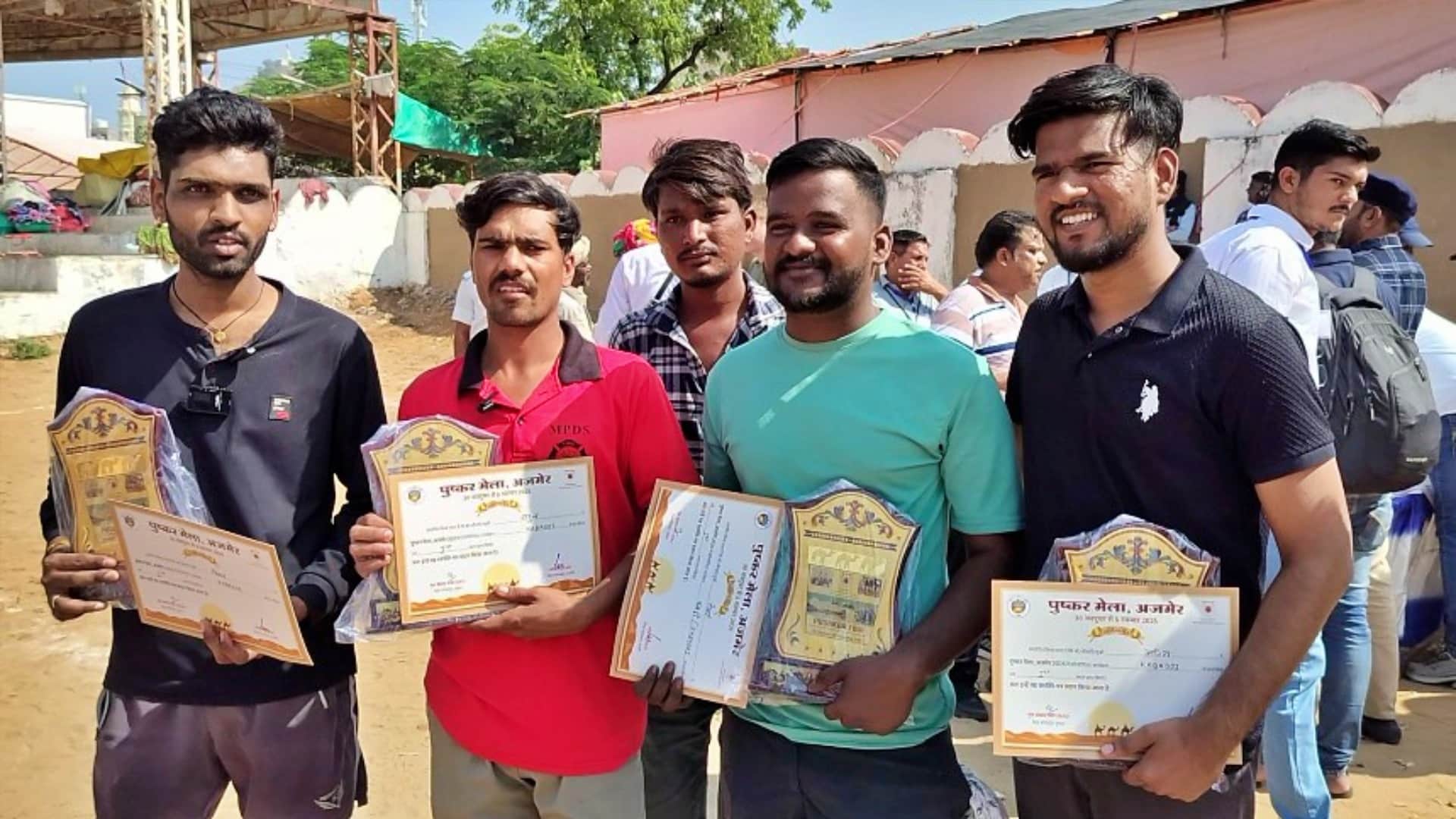 Ajmer: Indian Spirit Shines at Pushkar Fair, Local Team Defeats Foreign Tourists in Exciting Kabaddi Match