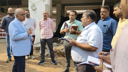 Kanpur: STF office construction incomplete, technical investigation to be conducted, DM inspects