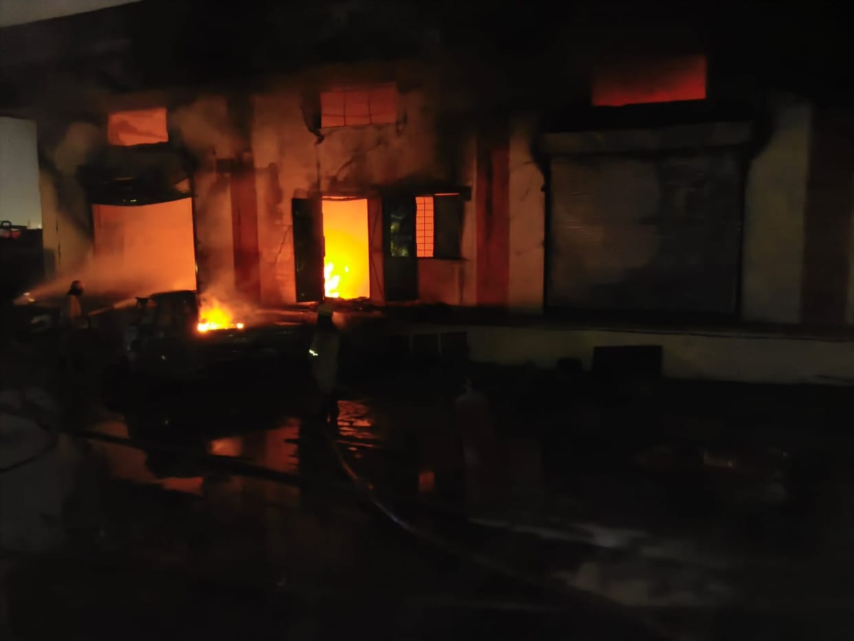 Indore News: Fire breaks out again in chemical godown that claimed the lives of two women employees, case file