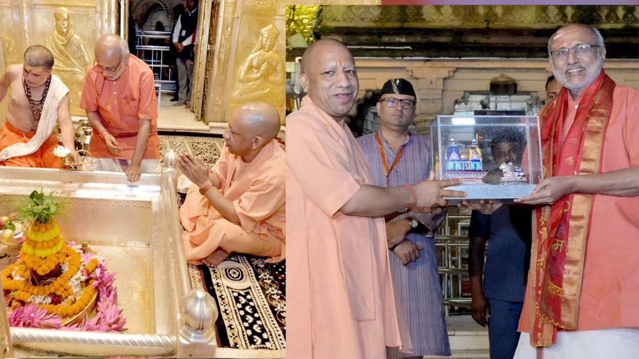 Vice President CP Radhakrishnan performed Shodashopachara puja at court of Baba Vishwanath in varanasi