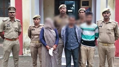 पुलिस गिरफ्त में आरोपी