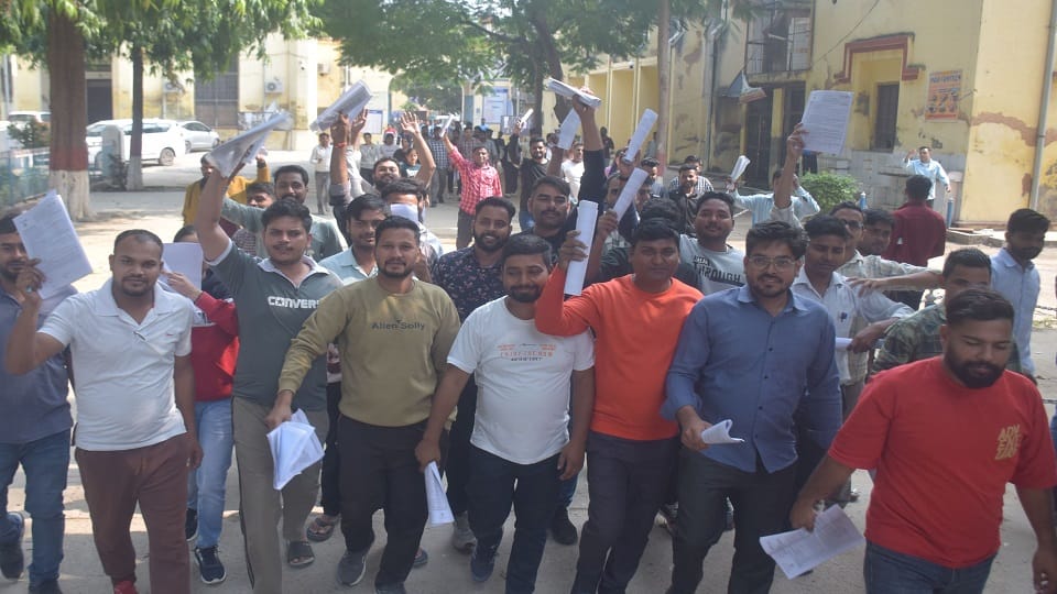 Police Recruitment Exam: More than half of candidates in Agra skipped police recruitment exam