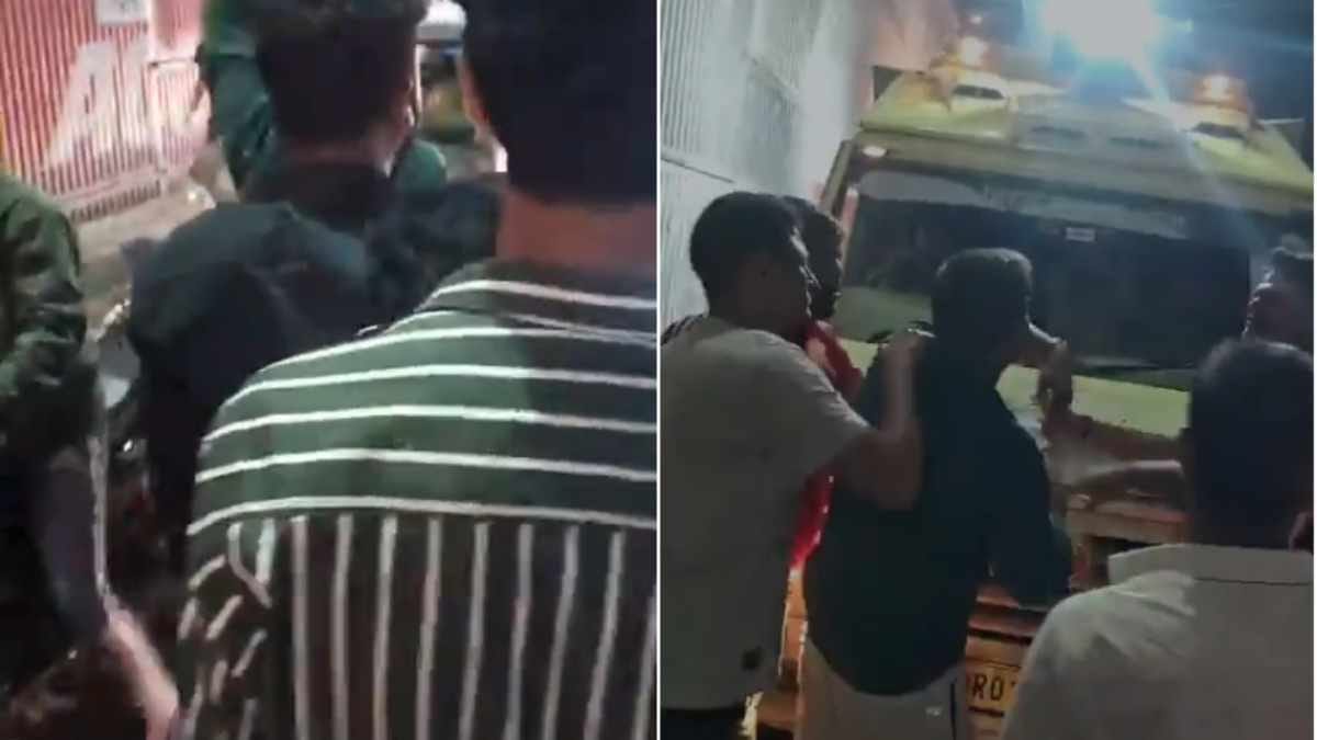 muzaffarpur pk roadshow protest dularchand yadav supporters raise slogans video viral
