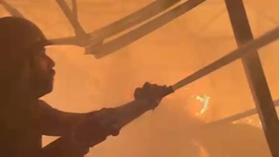 fire broke out at private hospital in Dindigul Tamil Nadu