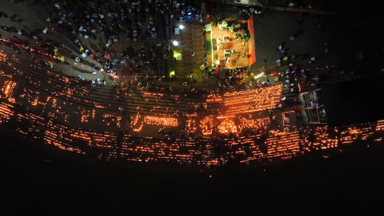 MP News: On Dev Prabodhini Ekadashi, the holy land from Chitrakoot to Amarkantak was illuminated with 3,51,111