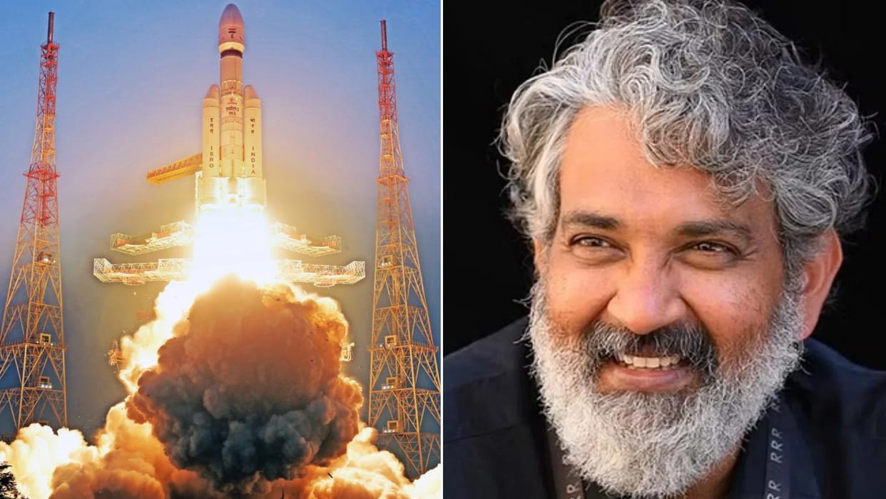 ssrajamouli congratulate ISRO successful launch heaviest communication satellite CMS03 rocket named Bahubali