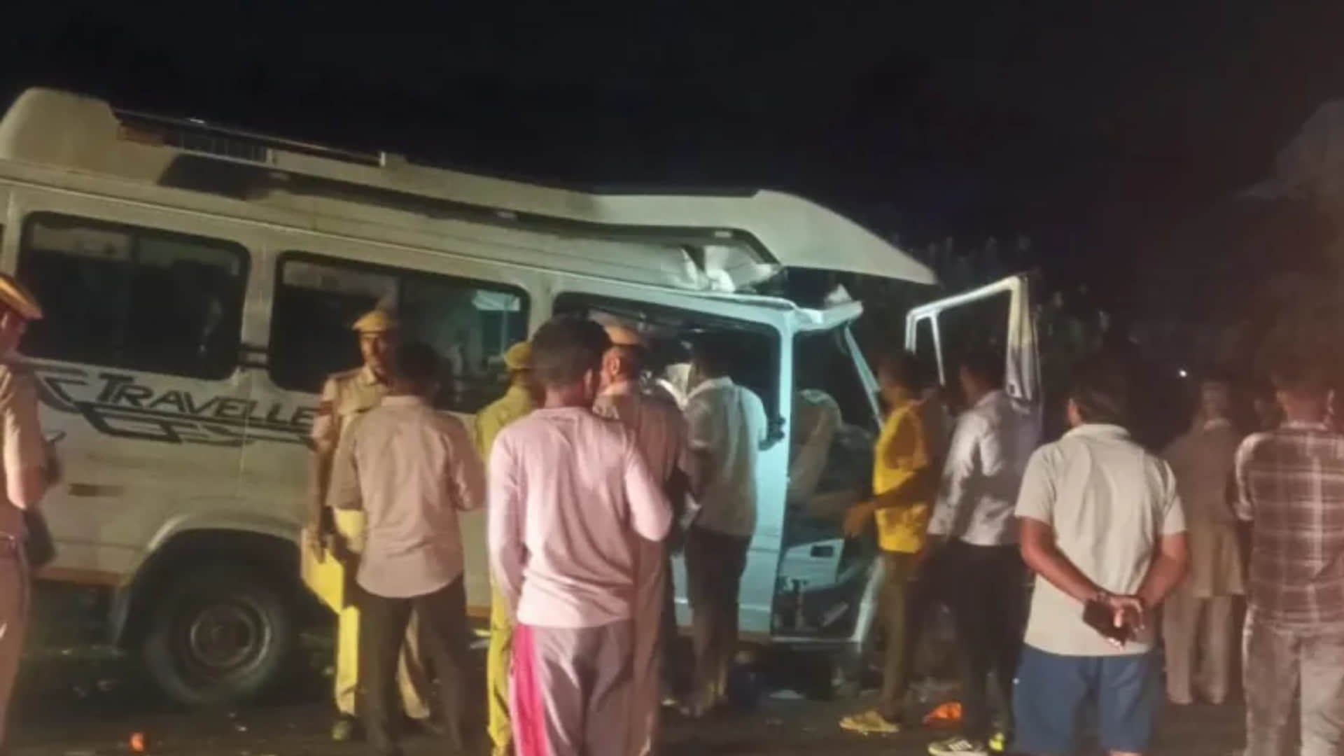 Rajasthan accident: Tempo Traveller was speeding, see horrific pictures of the accident