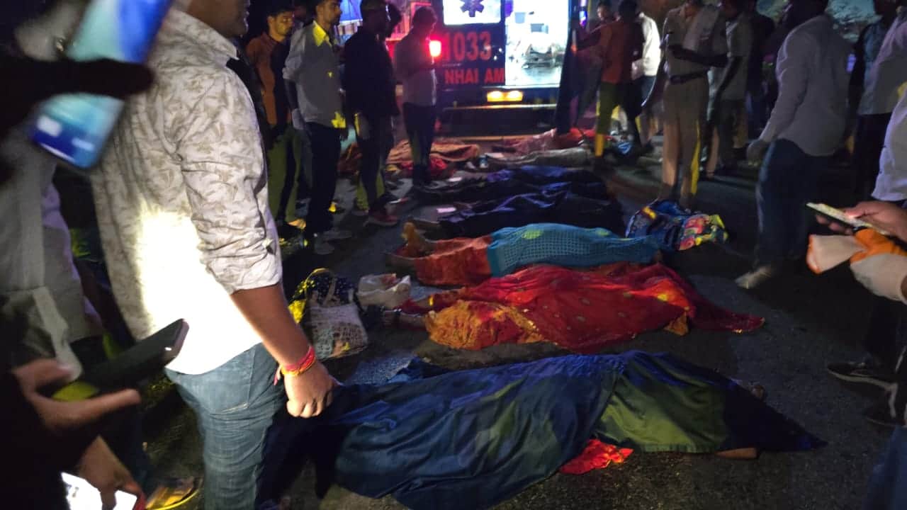 Rajasthan accident: Tempo Traveller was speeding, see horrific pictures of the accident