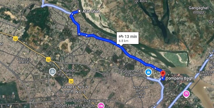 Kanpur new four lane road will built from barrage to Company Bagh which will provide relief from traffic jams