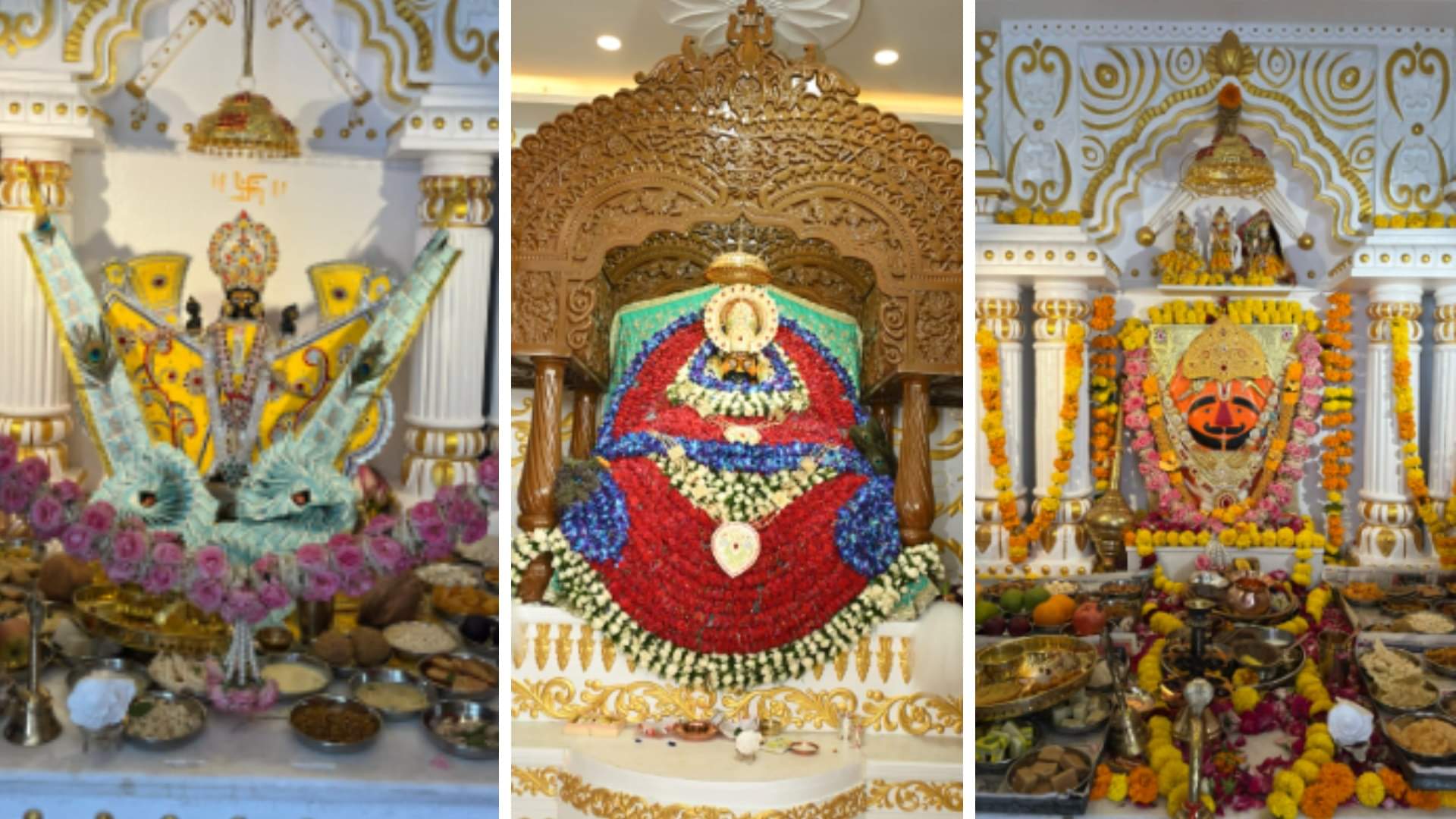 unique temple built for four crore rupees; simultaneous darshan of Khatu Shyam-Sawaliya Seth & Salasar Balaji